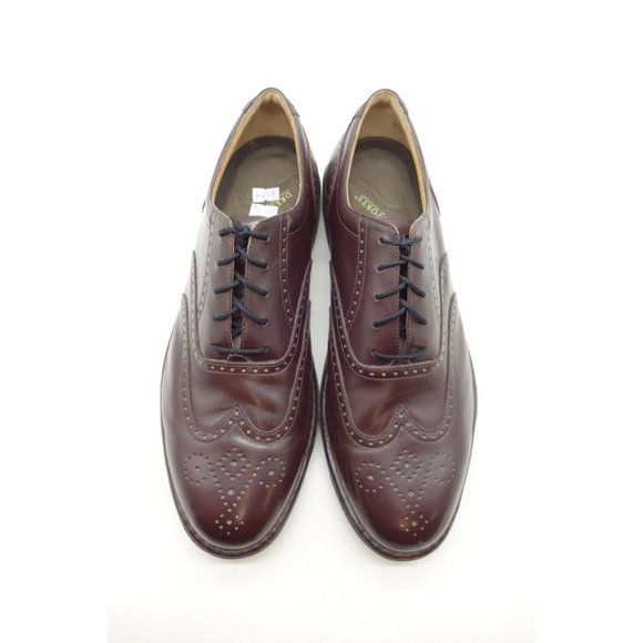 Rockport DresSports Burgundy Leather Wingtip Lace Up Oxfords Shoes Men\'s 11 W